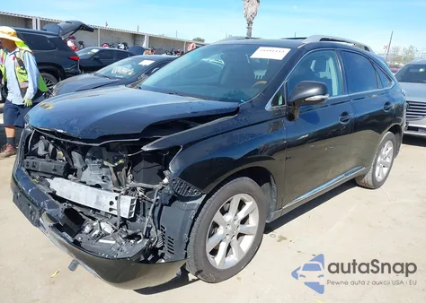 2010 Lexus Rx 350 z USA, uszkodzony, nr VIN 2T2BK1BA0AC016071